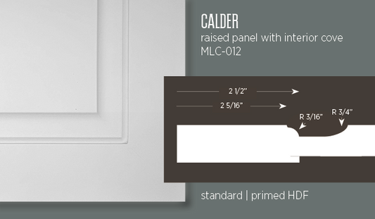 Calder | Raised Panel with Bullnose and Cove Cabinet Door