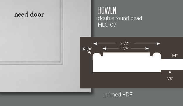 Rowen | Double Round Bead Cabinet Door