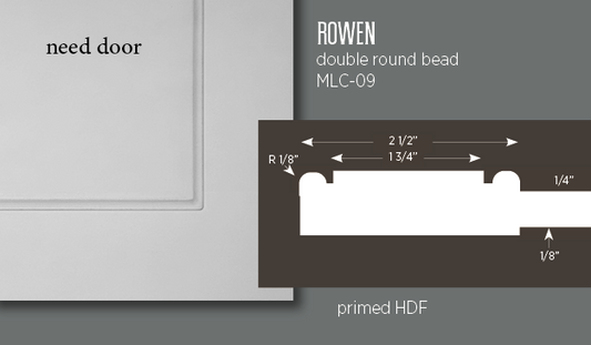 Rowen | Double Round Bead Cabinet Door
