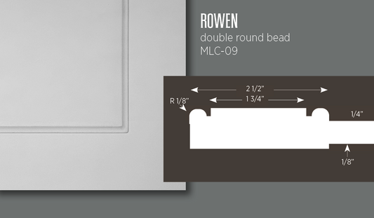 Rowen | Double Round Bead Cabinet Door